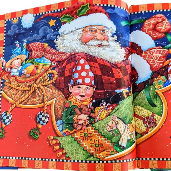 Mary Engelbreit Night Before Christmas Oversize Book with Wrapping Paper - Picture 8 of 10